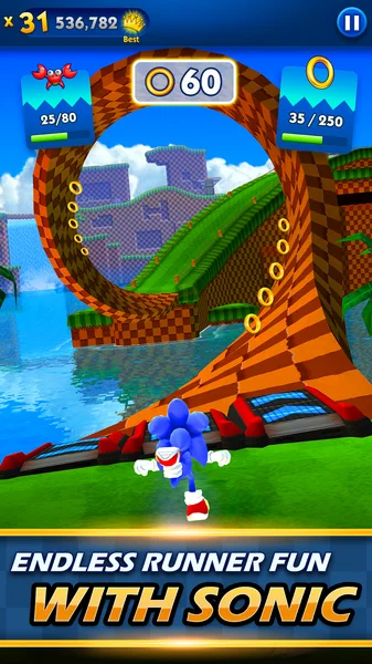 Sonic Dash Run — official store screenshot 1